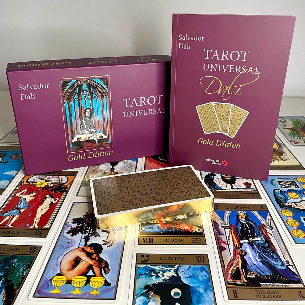 SEALED RARE Salvador Dalí Collector Tarot Spiritual Angelic Oracle Guidance Deck - Picture 7 of 7